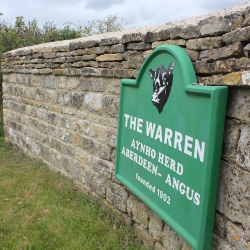 The Warren Sign Driveway Entrance To The Farm